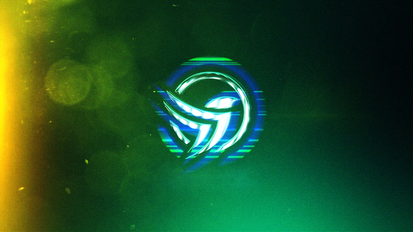 Modern Glitch Logo Logo Stings template preview