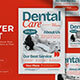 Orange Utilitarian Dental Care Flyer Set 