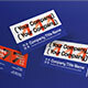 Yellow Blue Utilitarian Business Card 