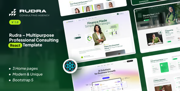 Rudra – Business Consulting React JS Template