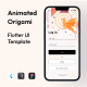 Animated Abstract Origami Login & Register Screens - Flutter Authentication UI Kit 
