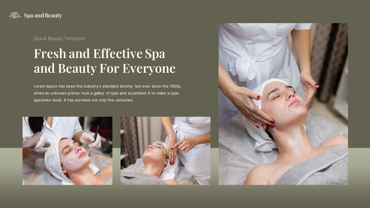 Spa & Beauty PowerPoint Template, Presentation Templates | GraphicRiver