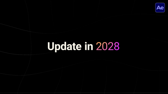 Counter Number Titles  AE Titles template preview