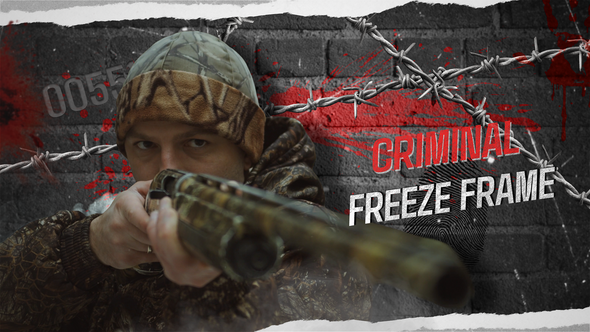 Criminal Freeze Frame Openers template preview