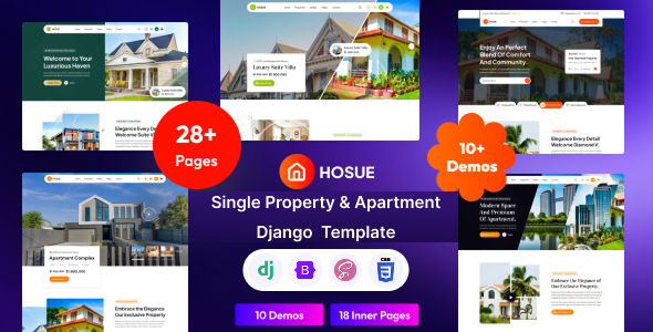 Hosue – Single Property & Apartment Django Template