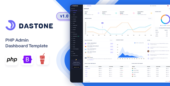 Dastone – PHP 8 Admin & Dashboard Template