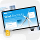 Eolitus Wind Electricity Google Slide Template 