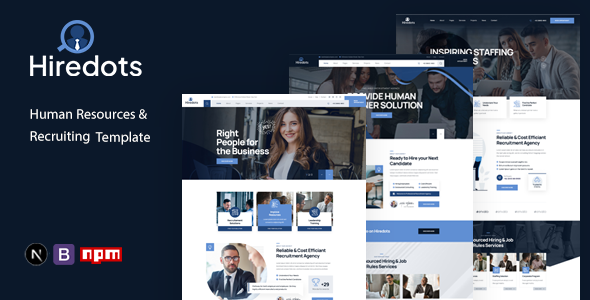 Hiredots – Human Resources & Recruiting Next JS Template