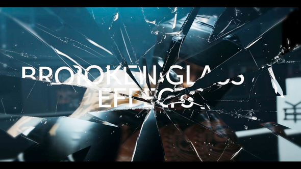 Broken Glass Effects Elements template preview
