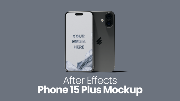 Phone 15 Plus Mockup Product Promo template preview