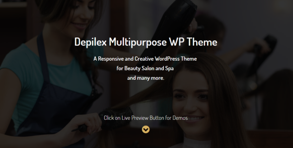 Depilex Salon – Parlour – Spa – Gym – Multipurpose WP Theme