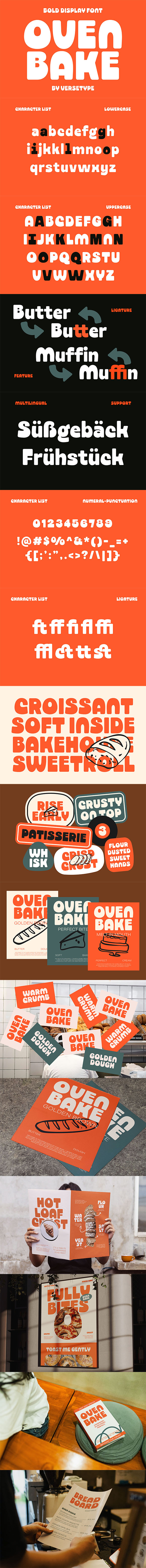 Oven Bake – Bold Retro Display Font