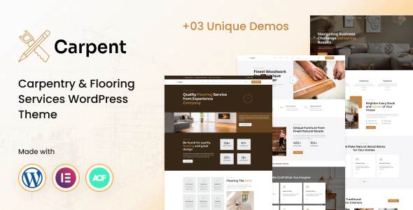 Carpent – Carpentry & Home Services WordPress Elementor Theme