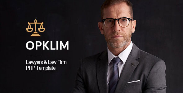 Opklim – Lawyer and Law Firm PHP Template