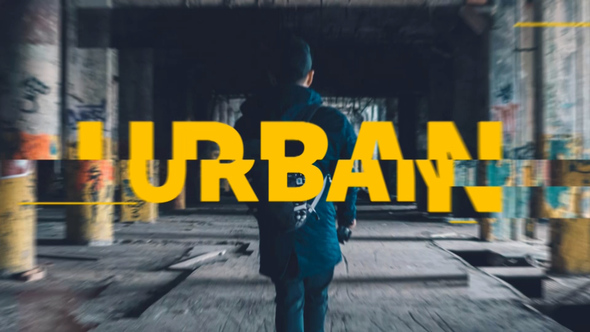 Modern Urban Slideshow Premiere Pro template preview