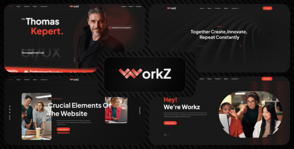 Workz – Freelancer & Portfolio WordPress Theme