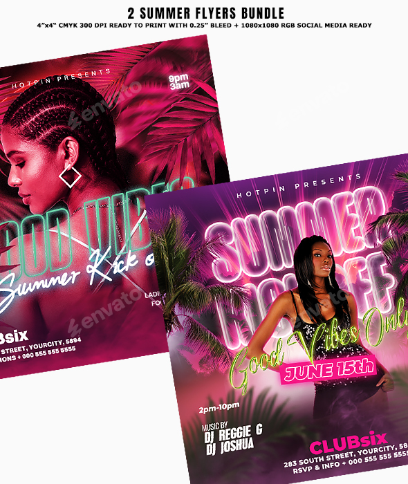 Summer Flyer Bundle