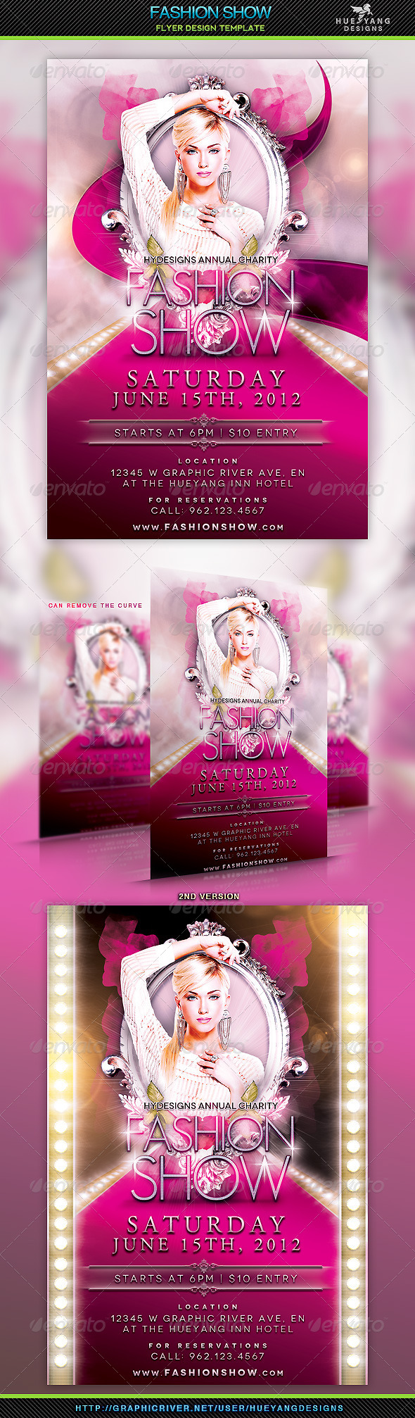 Fashion Show Flyer Template to Print - Creative Flyers