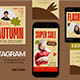 Beige Quirky Fashion Autumn Instagram Set 