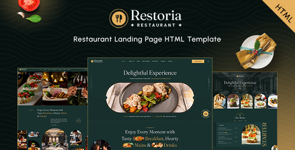 Restoria – Restaurant HTML Template