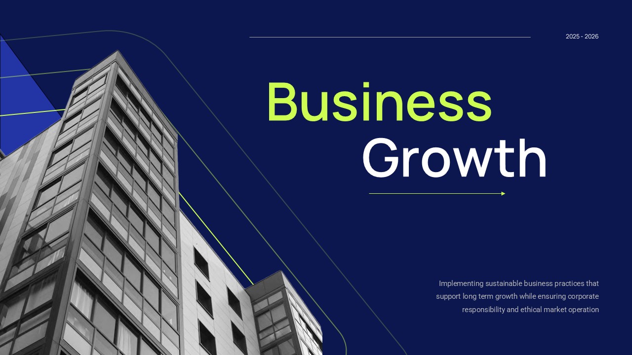 Business Growth PowerPoint Template, Presentation Templates | GraphicRiver