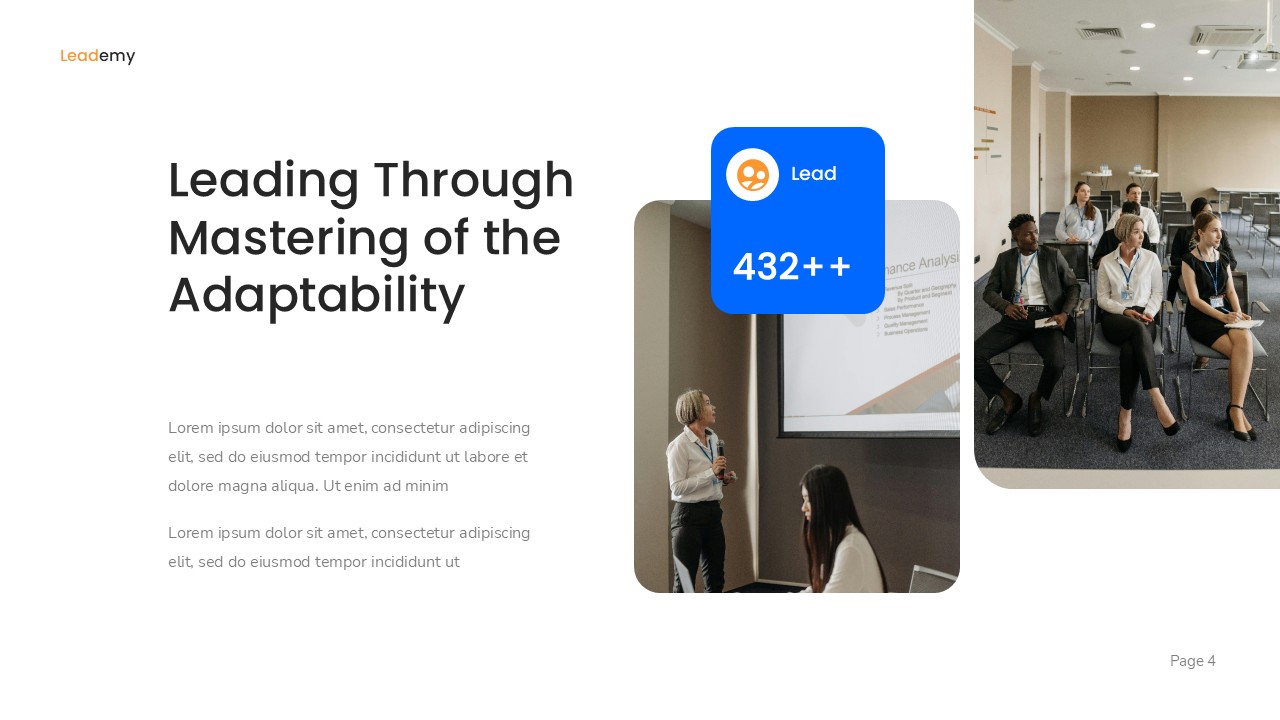 Leadership PowerPoint Presentation Template, Presentation Templates