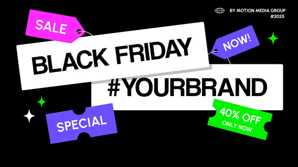 Black Friday Promotion Openers template preview