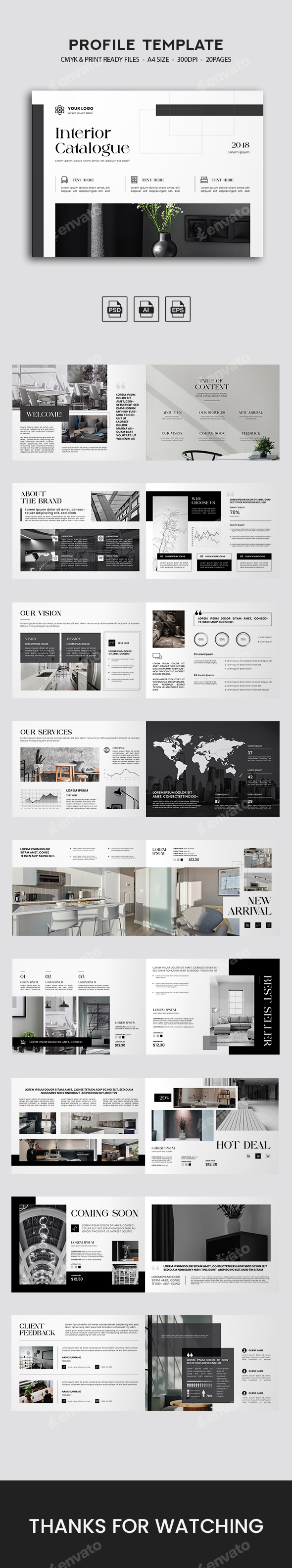 Interior Catalogue Brochure