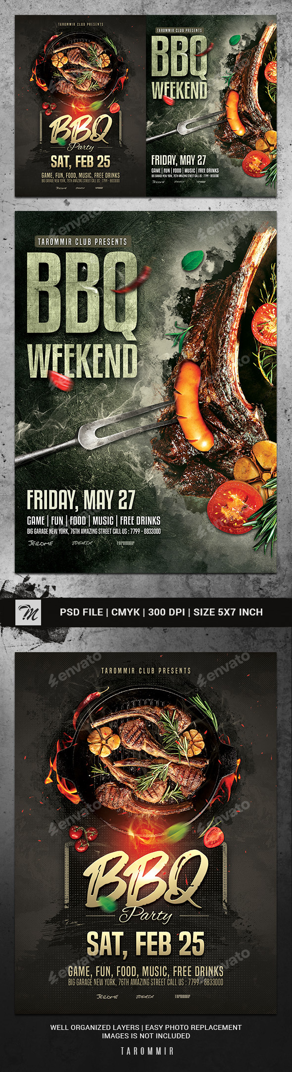 BBQ Party Flyer Bundle