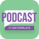 Podcast Flyer Template 