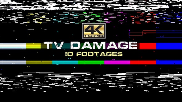 VHS Noise TV Damage Pack