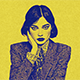 Duotone Halftone Photo Effect 