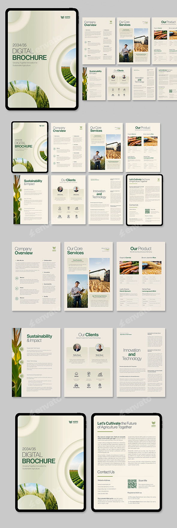Digital Brochure Template