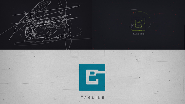 Scribble Logo Bumper Logo Stings template preview