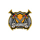 Angel Sword Mascot Logo Template