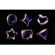 3d Glass Icon 