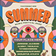 Modern Geometric Summer Music Festival Flyer 