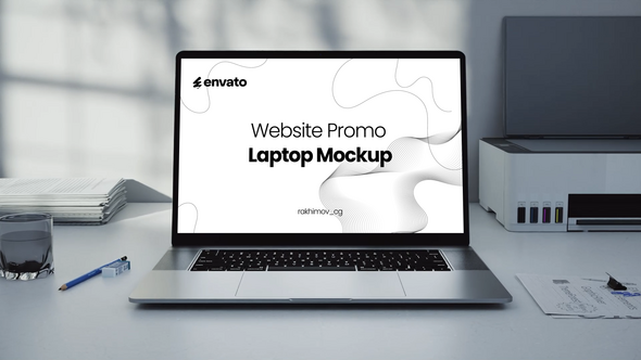 Website Promo Laptop Mockup Product Promo template preview