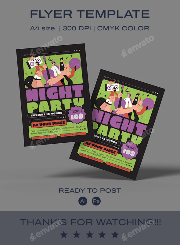Night Party Flyer