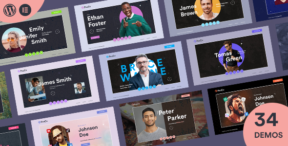 ProCv – CV Resume & Personal Portfolio WordPress Theme