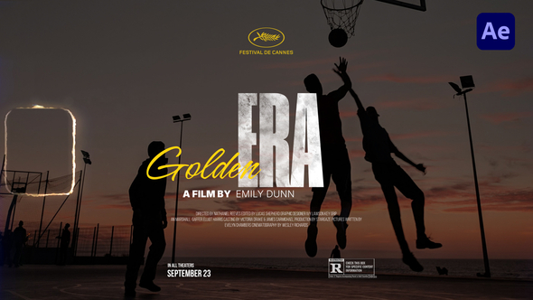 Cinematic Titles for After Effects Titles template preview