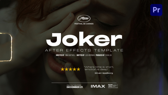 Cinematic Titles for Premiere Pro Premiere Pro template preview