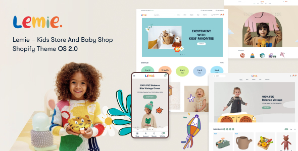 Lemie – Kids Store and Baby Shop Shopify Theme OS 2.0