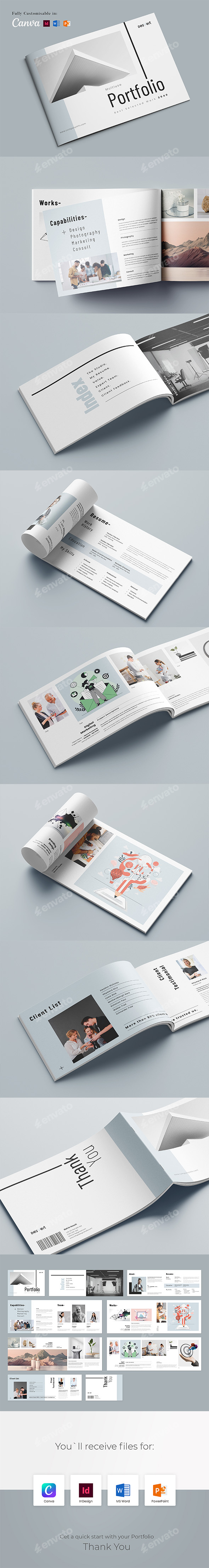 Portfolio Brochure, Marketing Portfolio