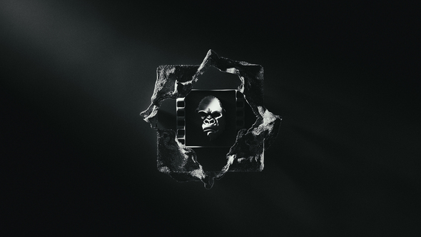 Cinematic Particles Logo Premiere Pro template preview