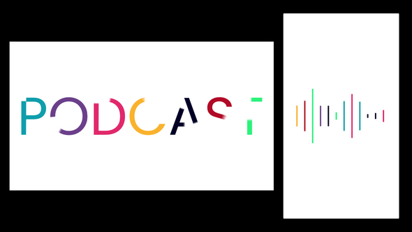 Logo Podcast Elements template preview