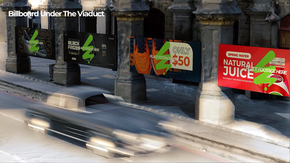 Urban Viaduct Billboard Mockup Product Promo template preview