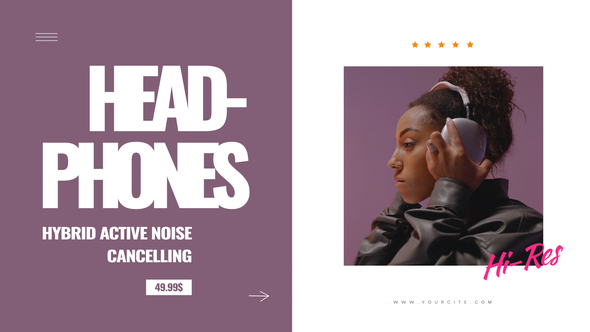 Unique Product Promo Product Promo template preview