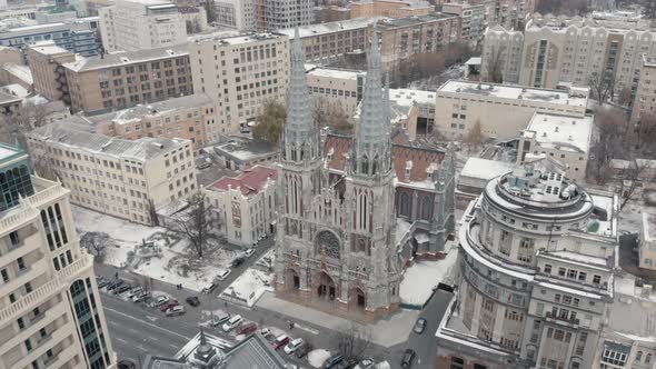 Gothic Revival Church in Kiev alt