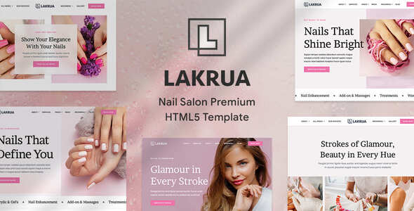 Lakrua – Nail Salon Premium HTML5 Template
